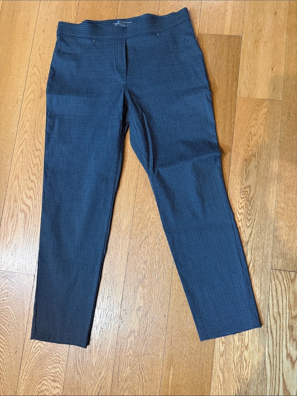 Womens Slim black medium Pants 89th & Madison Houndstooth